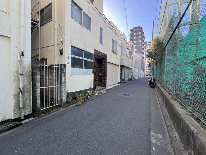 コインパーキング開設前の土地