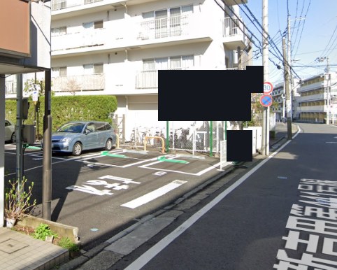 切替前のコインパーキング